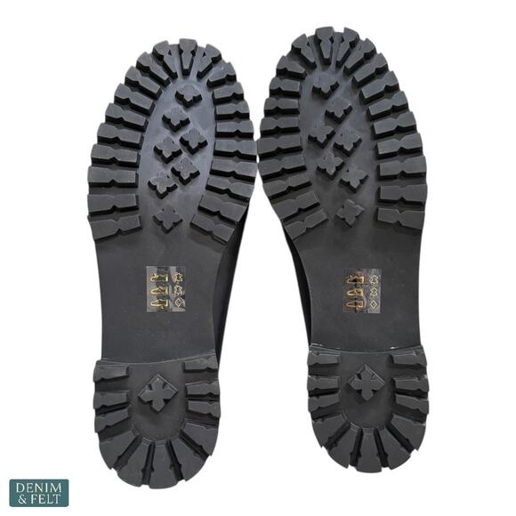 NEW Madewell The Corinne Leather Chunky Lug Sole Penny Loafer Black Minimal Luxe - Picture 13 of 13